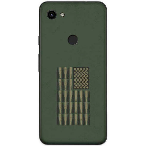 Bullet American Flag Google Pixel 3a Skin